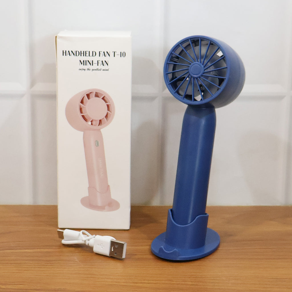 Rechargeable Mini Handheld Fan (1 Pc)